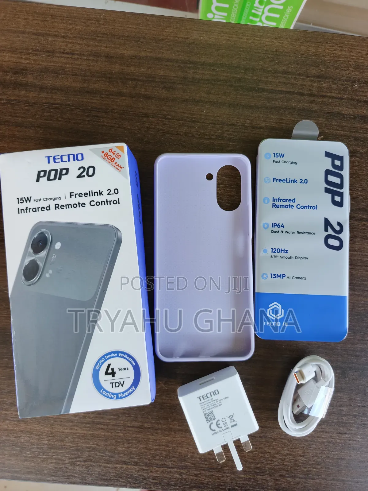 New Tecno Pop 20 64 GB Blue