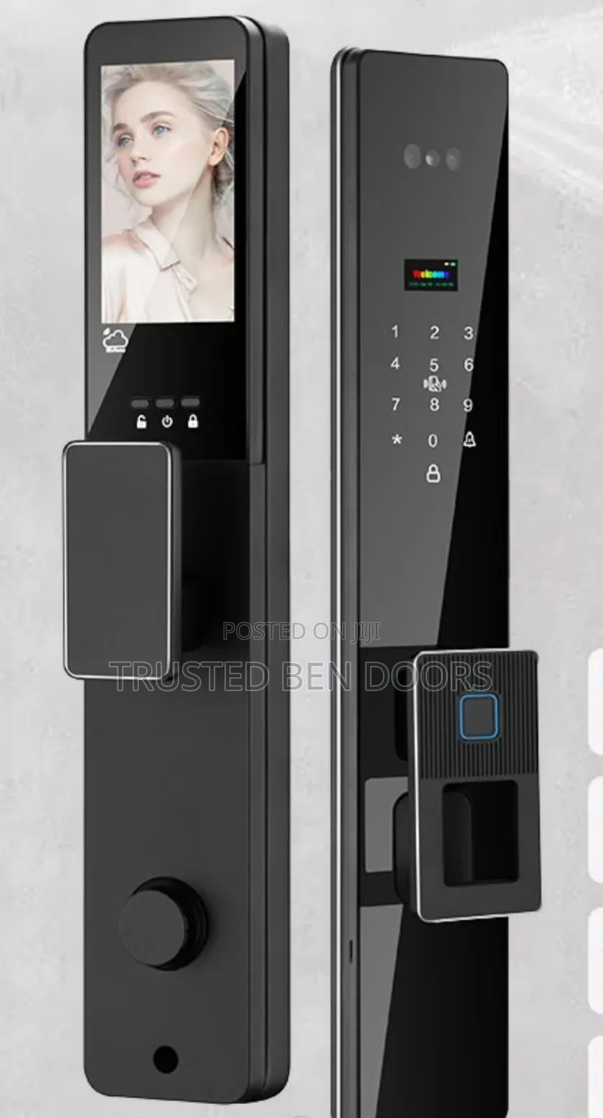 Tuya Wifi App Wireless Biometric Smart Lock With Face Unlock