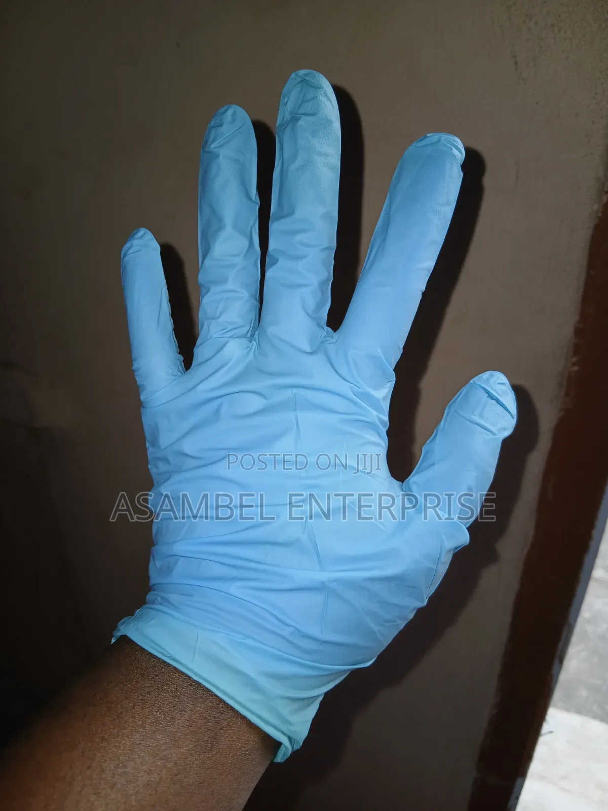 Nitrile Powder Free Examination Gloves - Light Blue