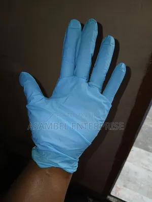 Nitrile Powder Free Examination Gloves - Light Blue