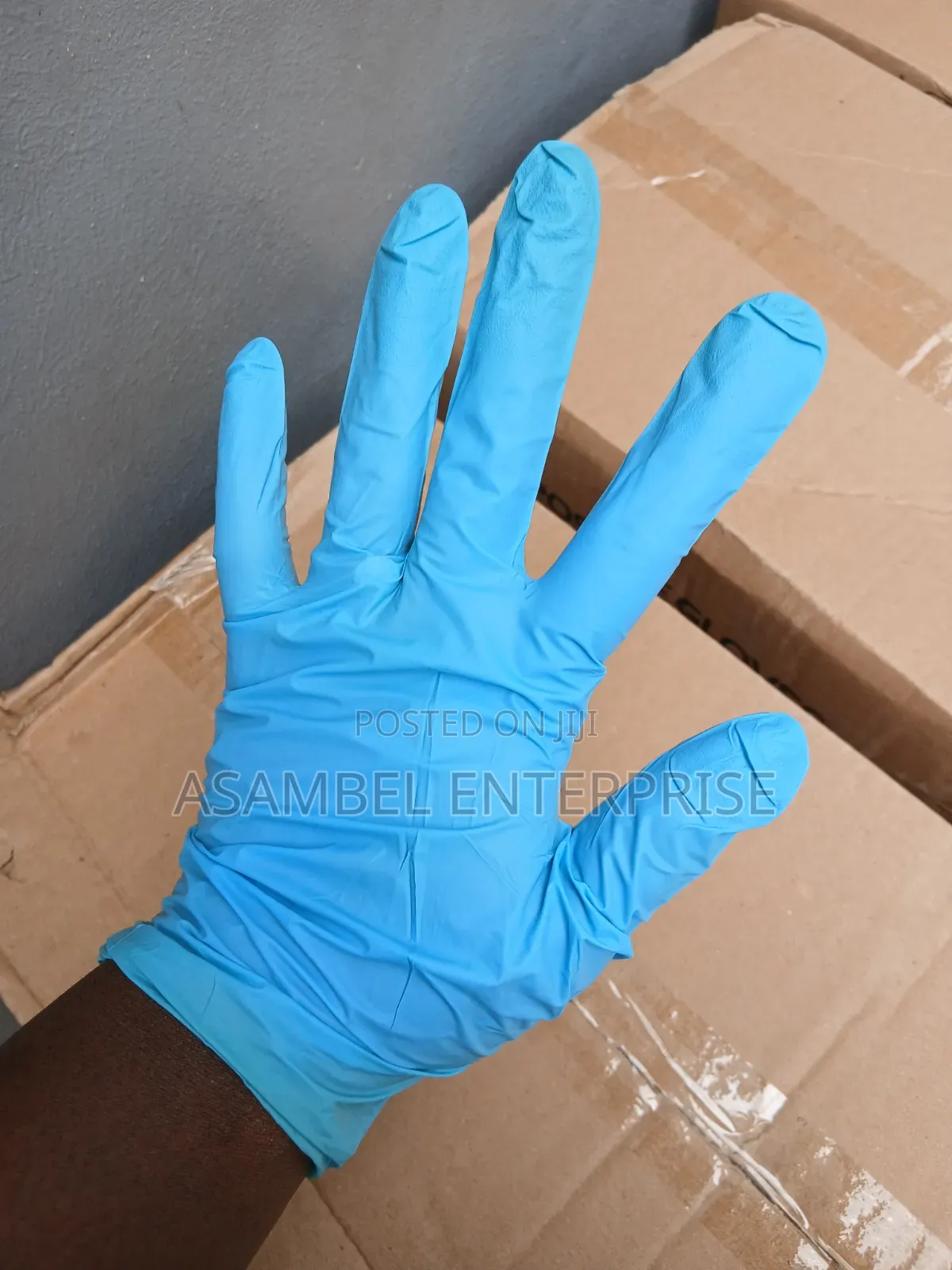 Nitrile Powder Free Examination Gloves - Light Blue