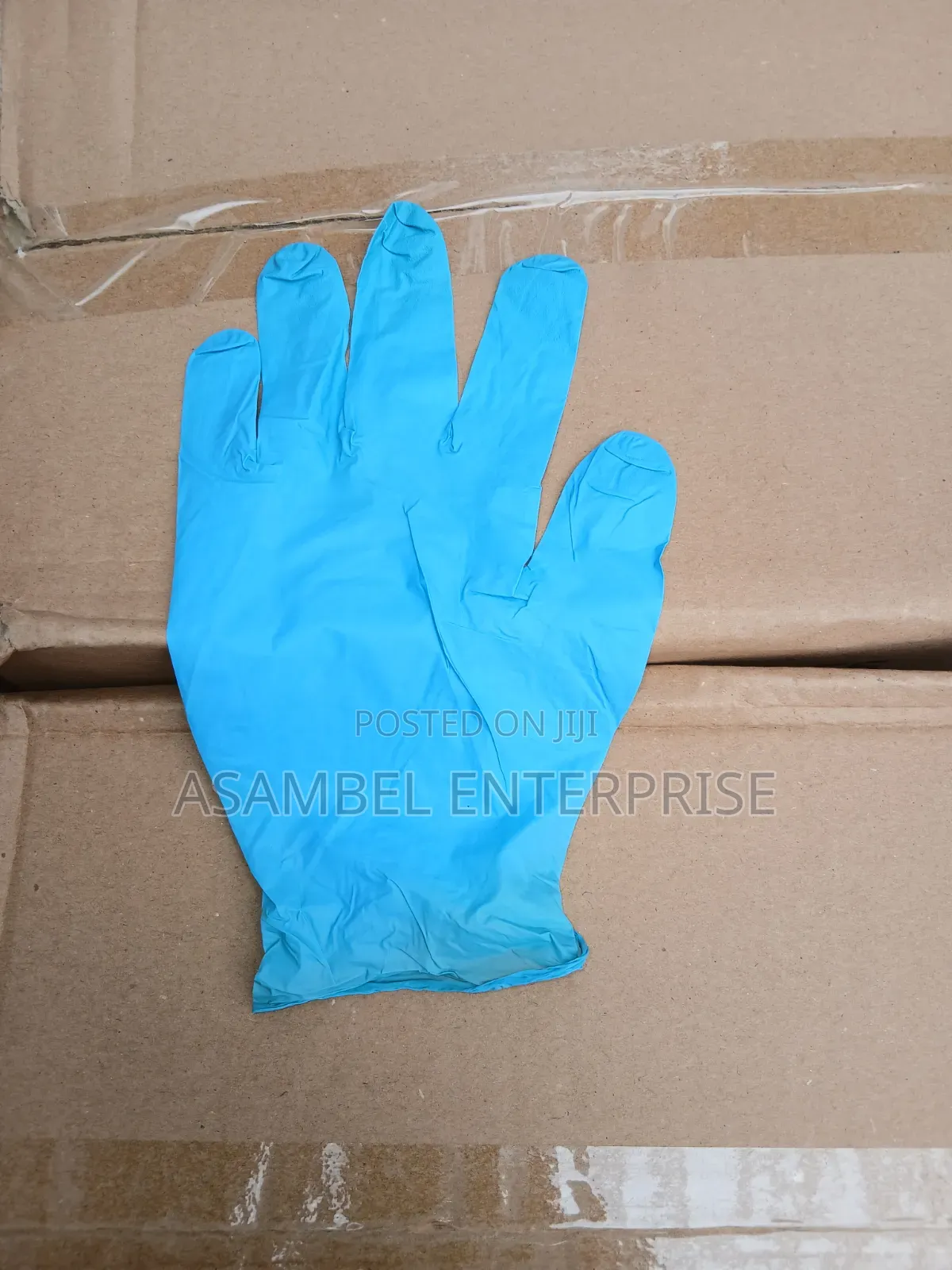 Nitrile Powder Free Examination Gloves - Light Blue