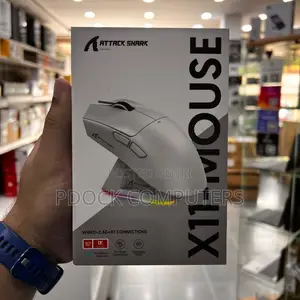 ATTACK SHARK X11 Lightweight Wireless Gaming Mouse, RGB Charging Dock