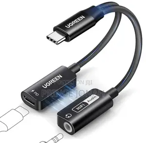 UGREEN USB C to 3.5mm Jack and Charger Adapter Magnetic PD 60W Hi-Res