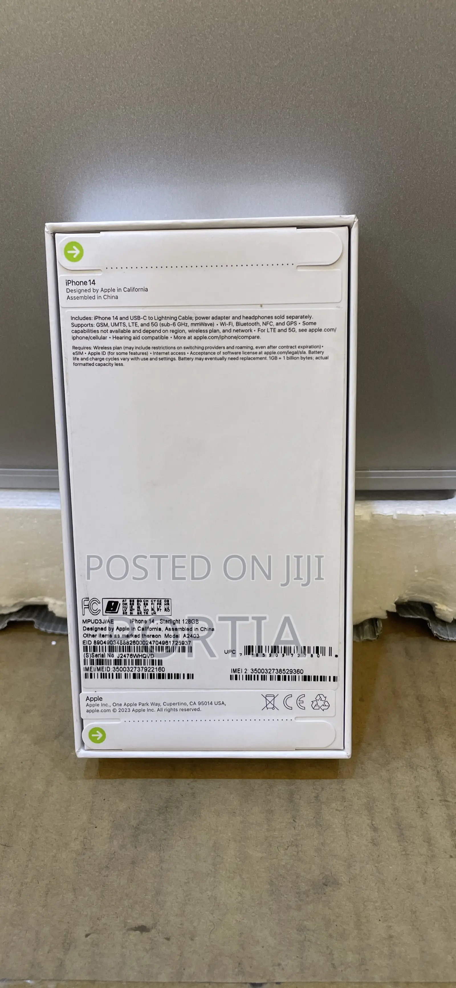 New Apple iPhone 14 128 GB