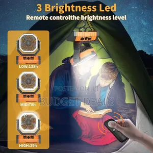 Multifunctional Rechargeable Fan With Power Bank and Light