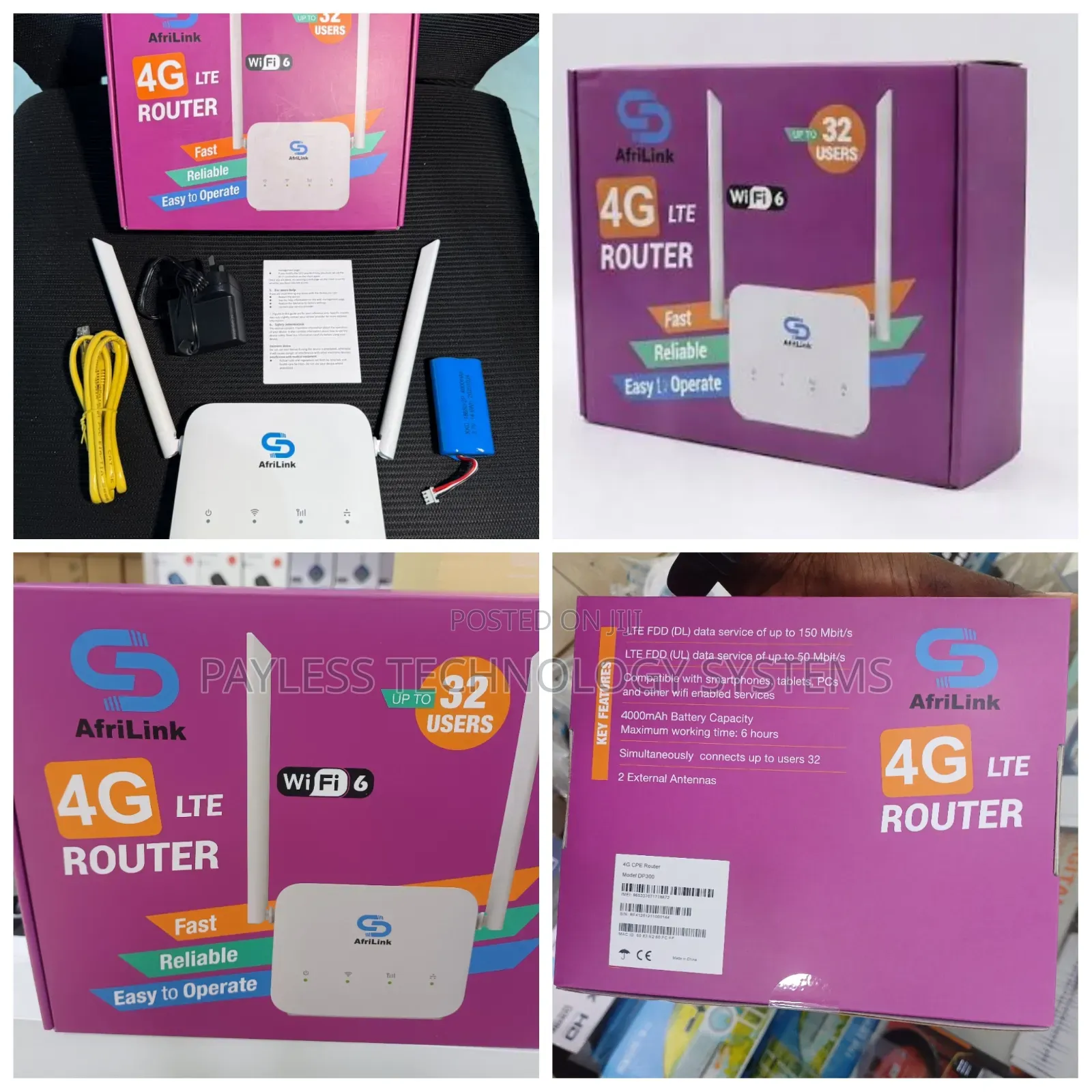 Arilink Universal in-Built Battery Lit Routers