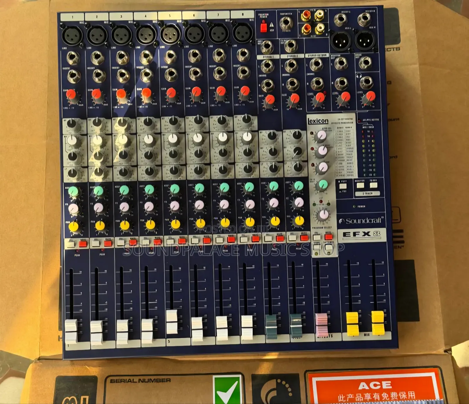 Soundcraft EFX8 8-Channel Analog Mixer