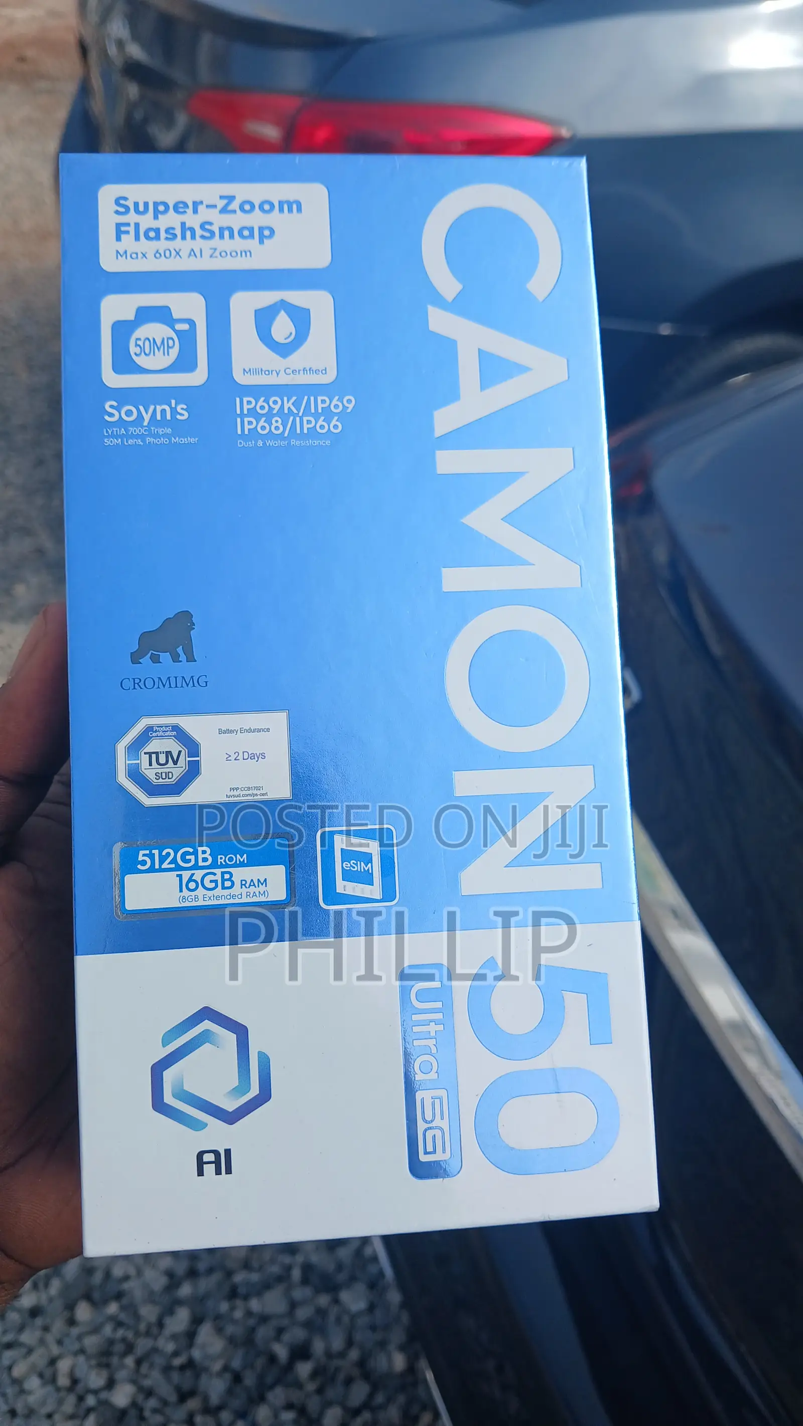 New Tecno Camon 50 Ultra 512 GB Black