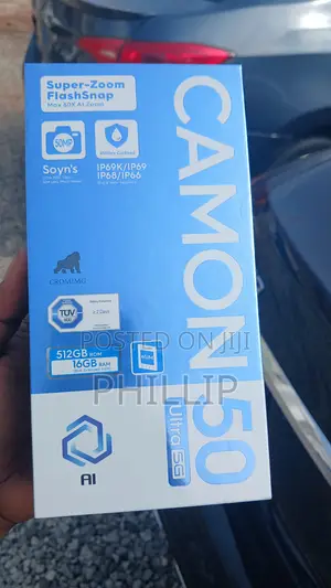 New Tecno Camon 50 Ultra 512 GB Black