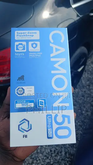 New Tecno Camon 50 Ultra 512 GB Black