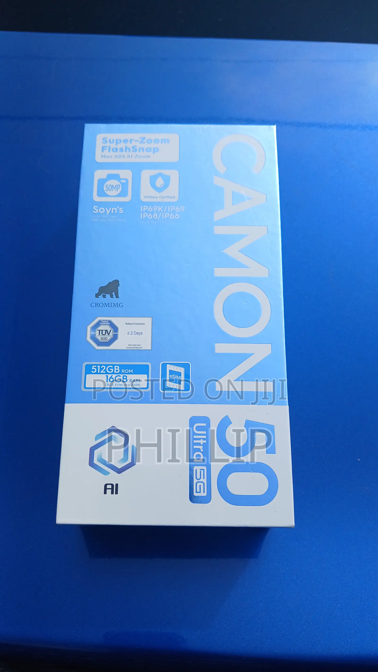 New Tecno Camon 50 Ultra 512 GB Black