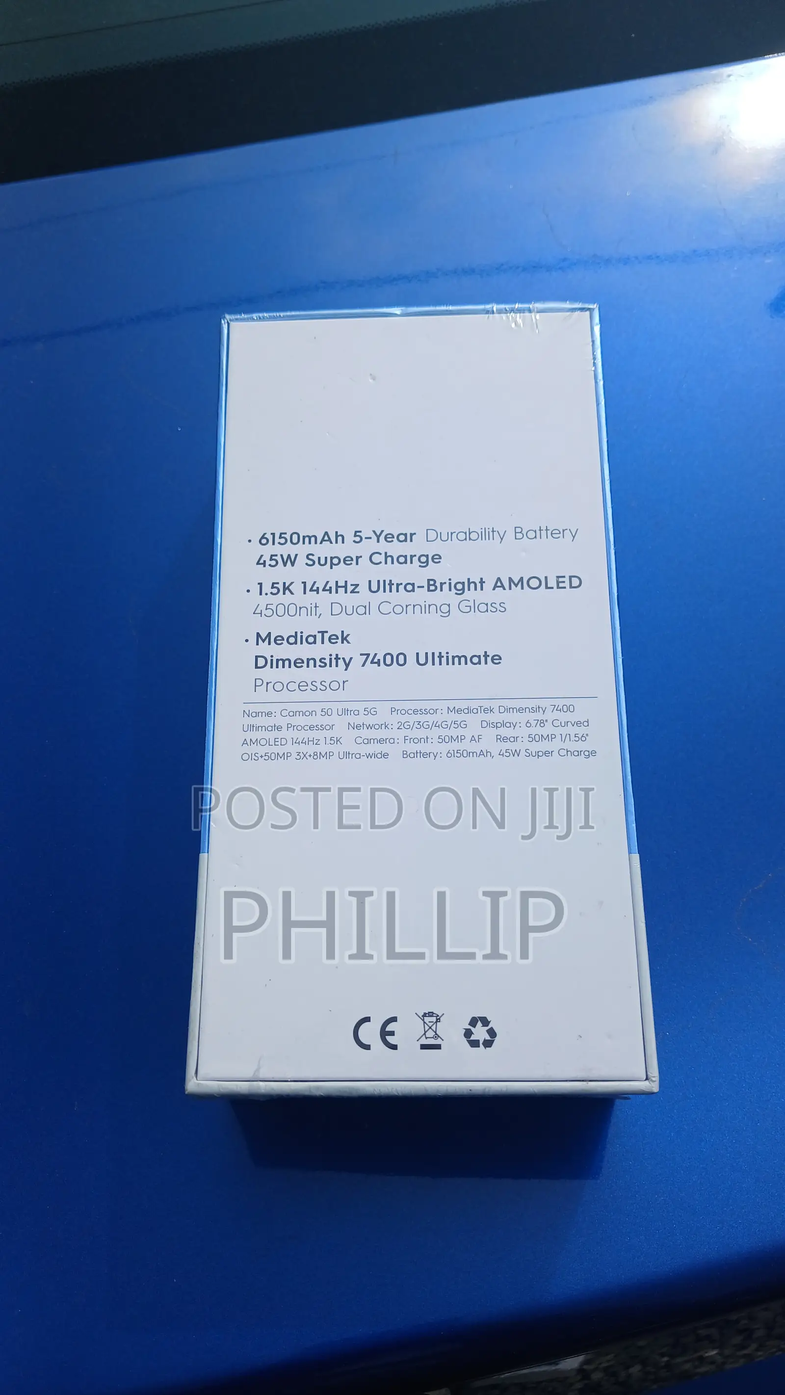 New Tecno Camon 50 Ultra 512 GB Black
