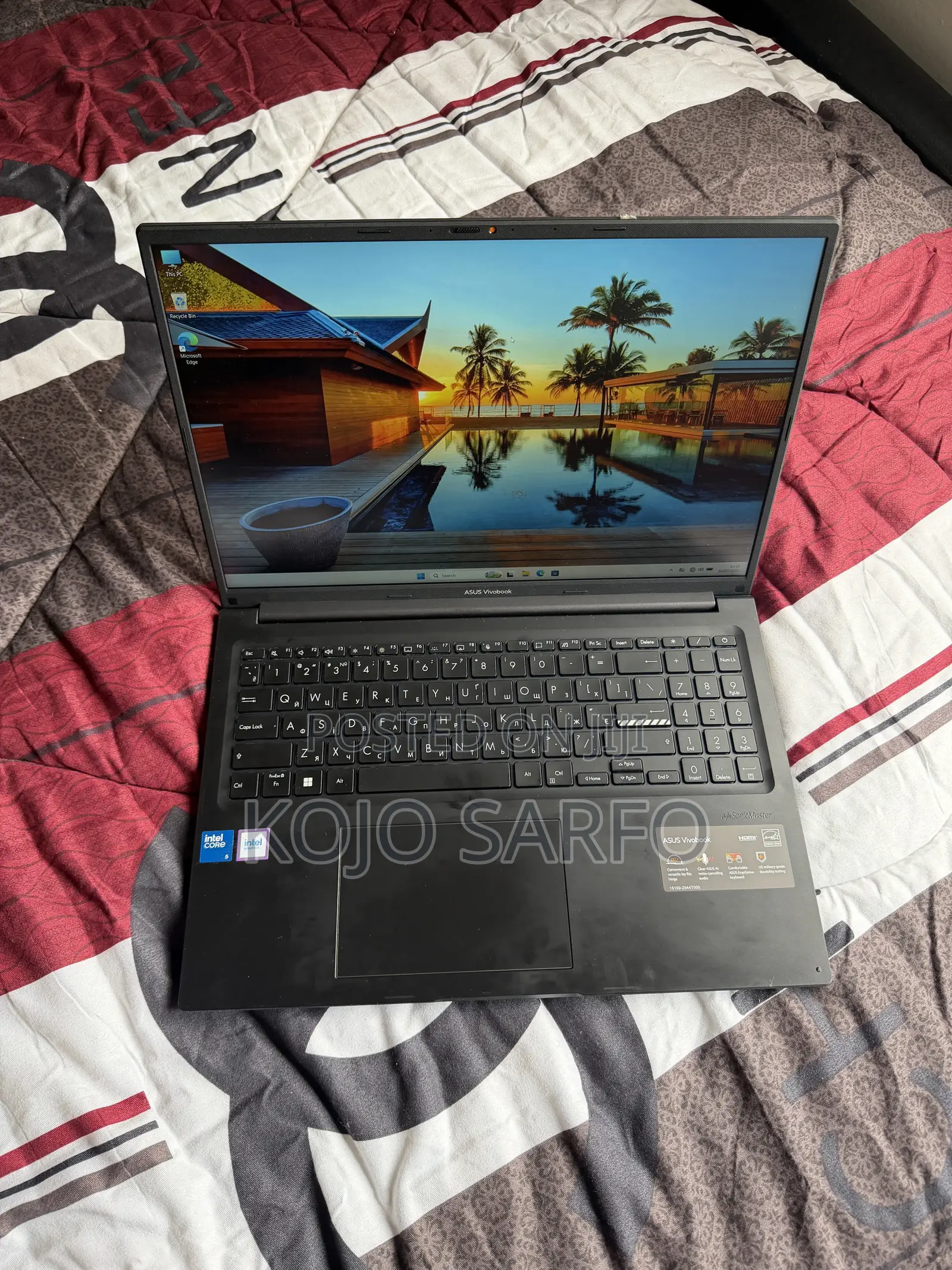 Laptop Asus Vivobook 16 OLED 16GB Intel Core 5 SSD 256GB