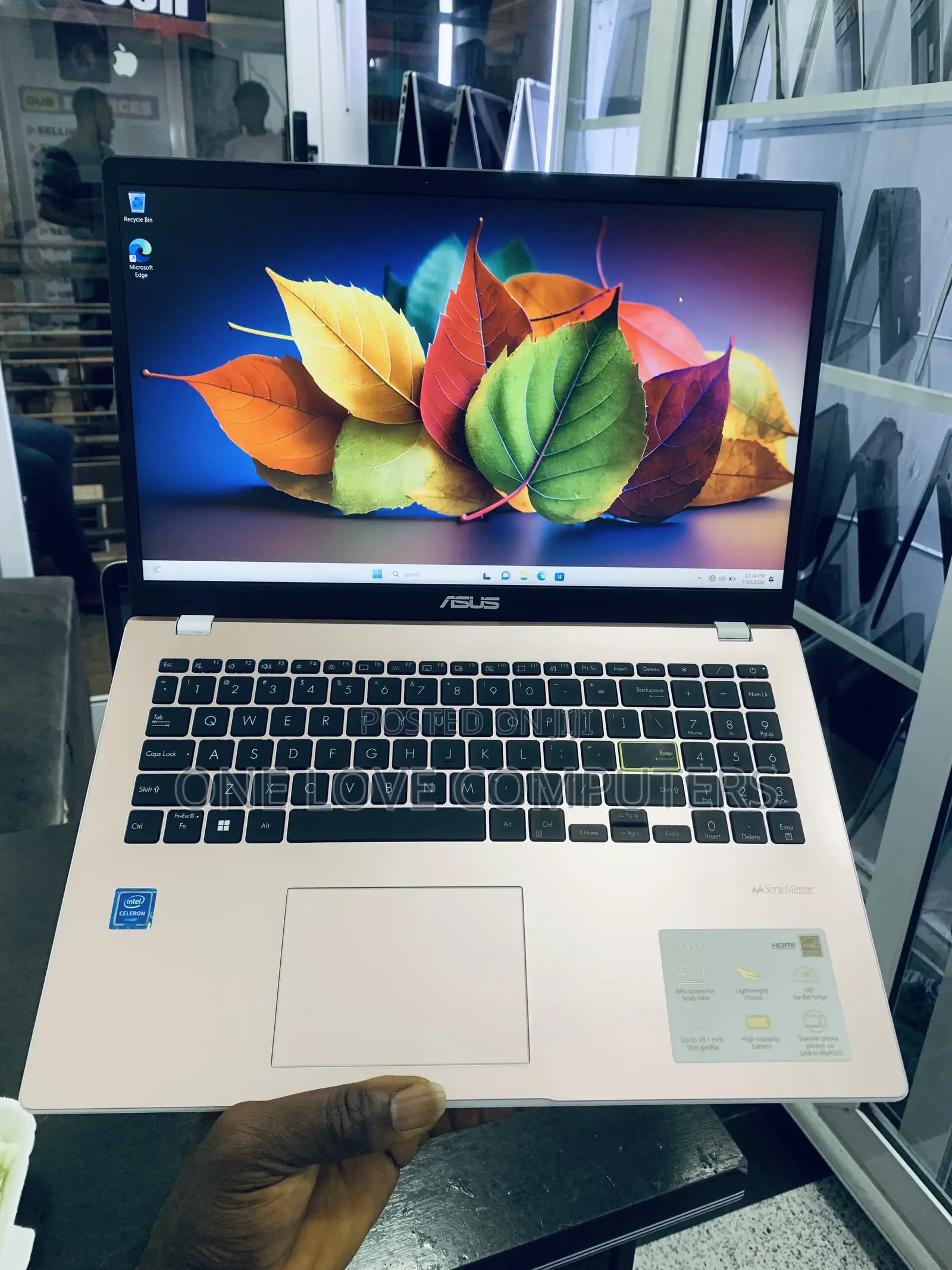 Laptop Asus Vivobook 15 4GB Intel Celeron SSD 128GB
