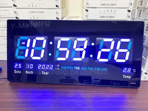 LED Digital Calendar Clock With Temperature Display