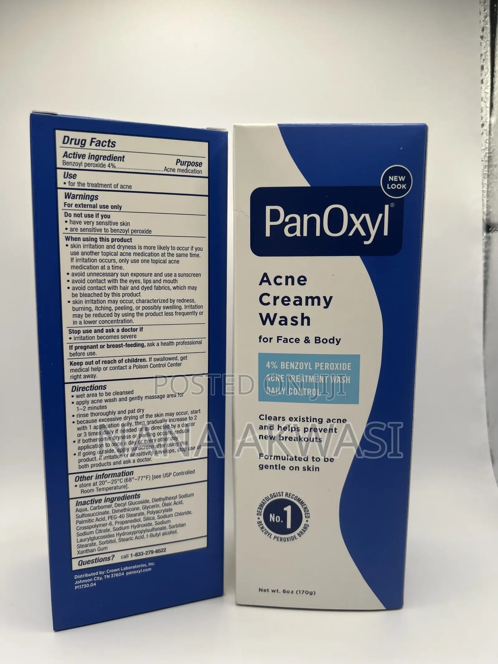 Panoxyl Acne Foaming Wash for Face Bod