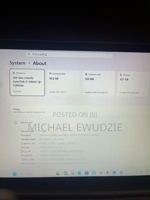 Laptop HP EliteBook 840 G8 16GB Intel Core i7 SSD 512GB
