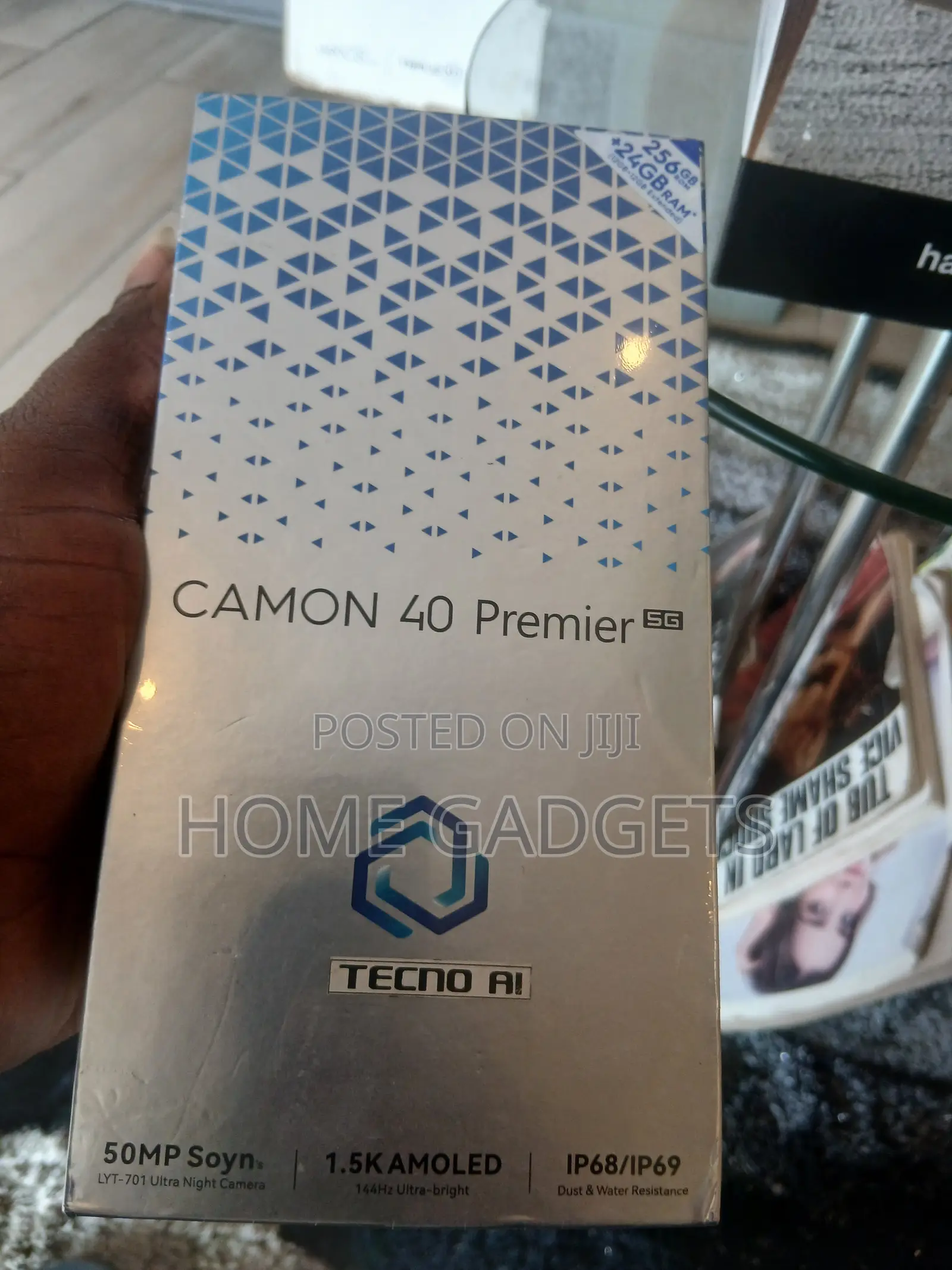 New Tecno Camon 40 Premier 256 GB Blue