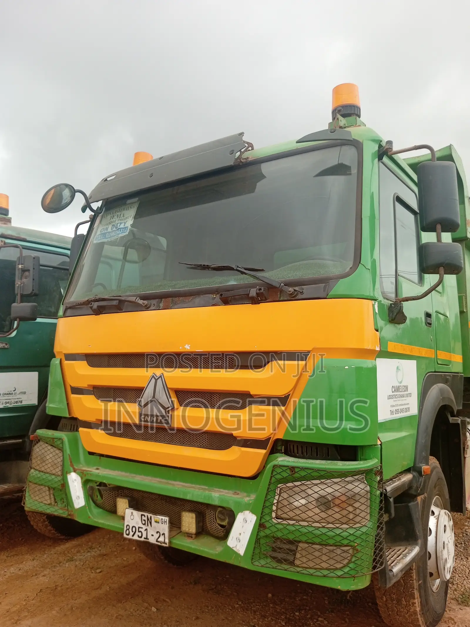 Sinotruk HOWO Tipper Truck 2015 Green for Sale