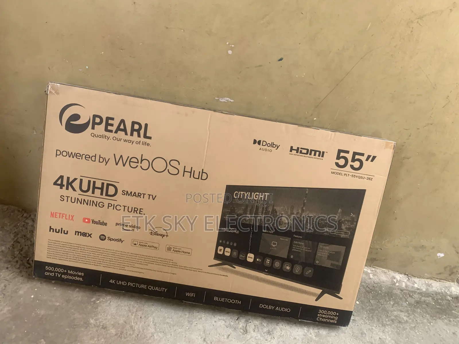 Exclusive Pearl 55 INCHES TV