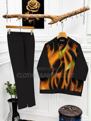 Two-Piece African Senator Suit