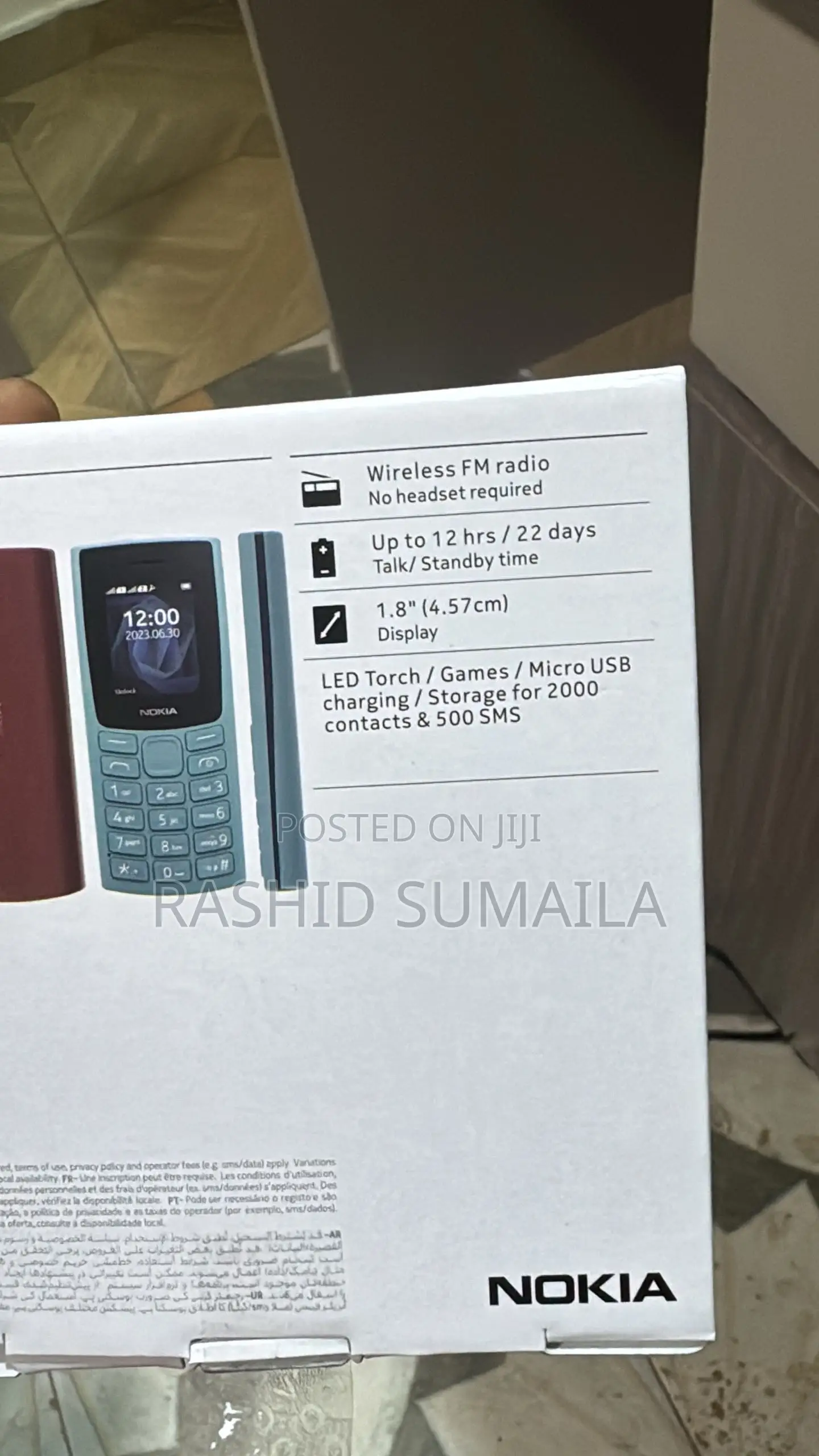 New Nokia 105 Black
