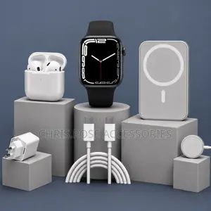Smart Watch Ultra Gift Set With Wireless Earbuds Magnetic Charger