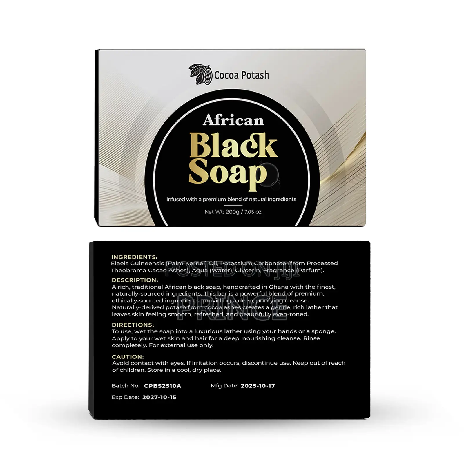 African Traditional Blacksoap-Bar