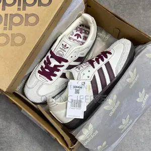 Original Adidas Samba OG White/Maroon