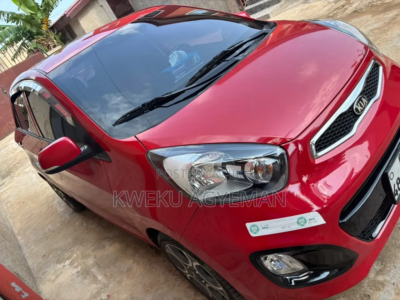 Kia Morning 2015 Burgundy