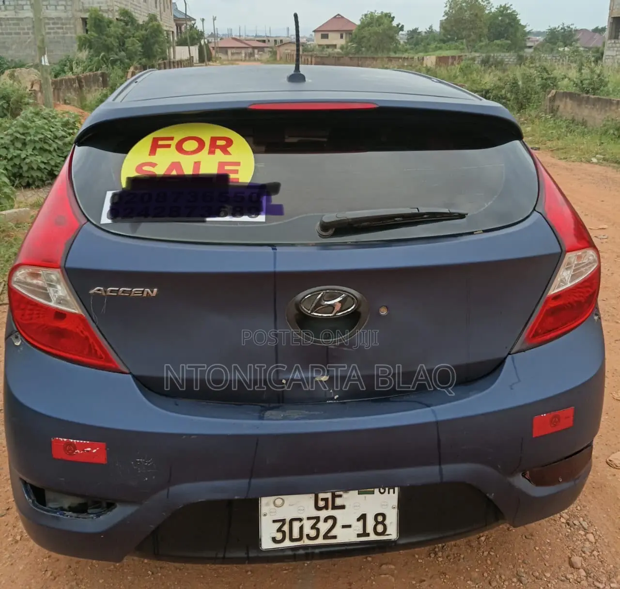 Hyundai Accent GS 4dr Hatchback (1.6L 4cyl 6M) 2014 Blue