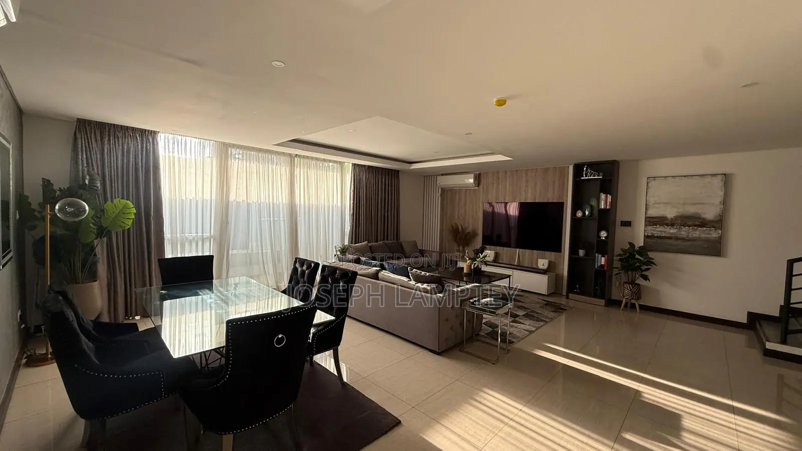 Furnished 3bdrm Duplex in Joseph Debrah, Airport Residential Area