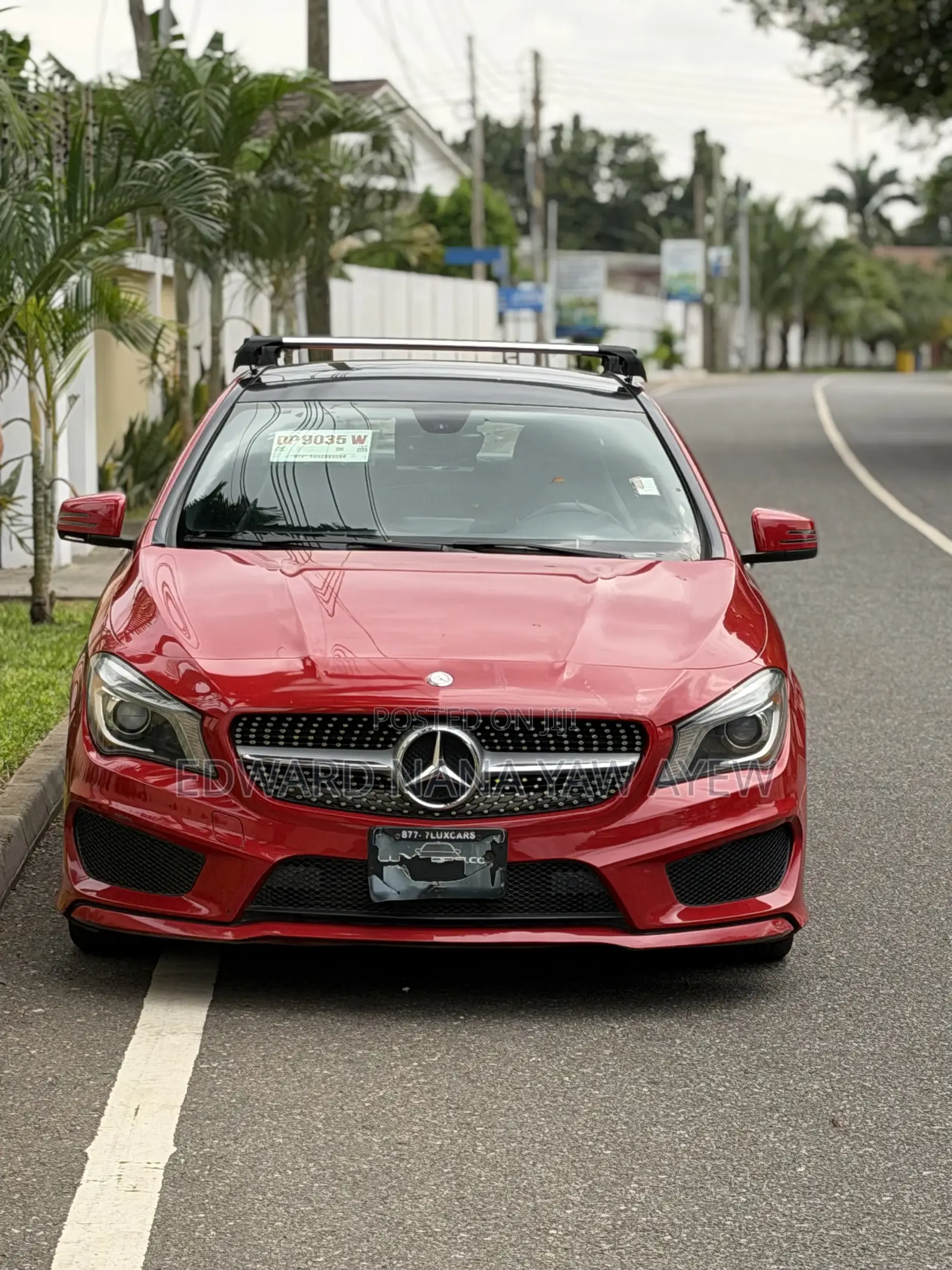 Mercedes-Benz CLA-Class CLA 250 4MATIC Sedan 2015 Red