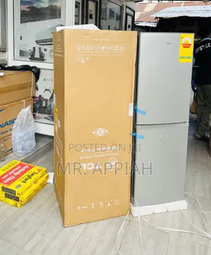New TCL Double Door Electric Refrigerator(142Liters) 