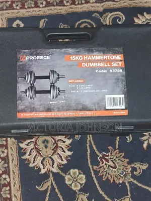 PRoESCE 15kg Dumbbell Set