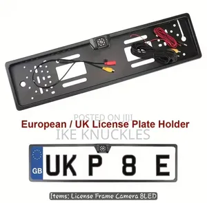 Car Number Plate Holder With Reverse Camera European/Uk Type