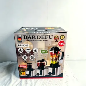 Bardefu 8-in-1 Multipurpose Food Processor Blender - 9500W (BF-5042)