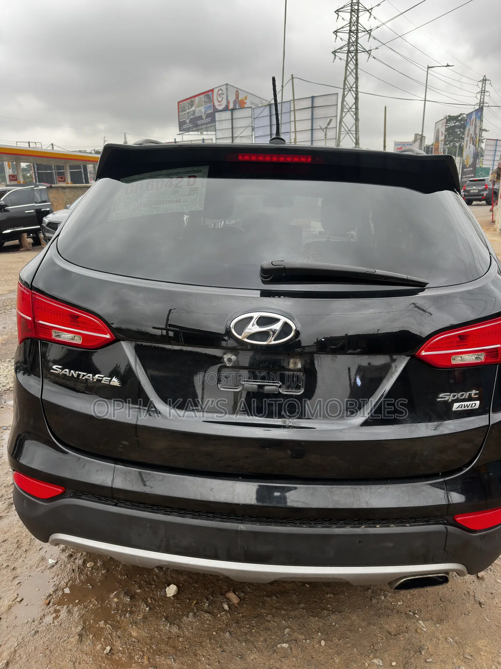 Hyundai Santa Fe Limited AWD 2016 Black
