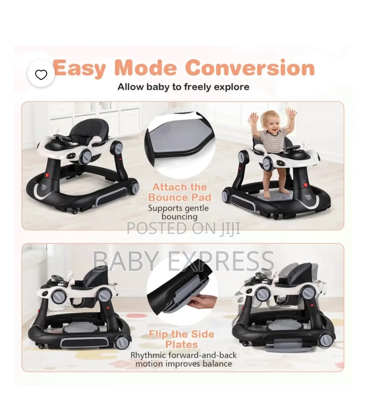 Baby 6 in 1 Multi Purpose Walker