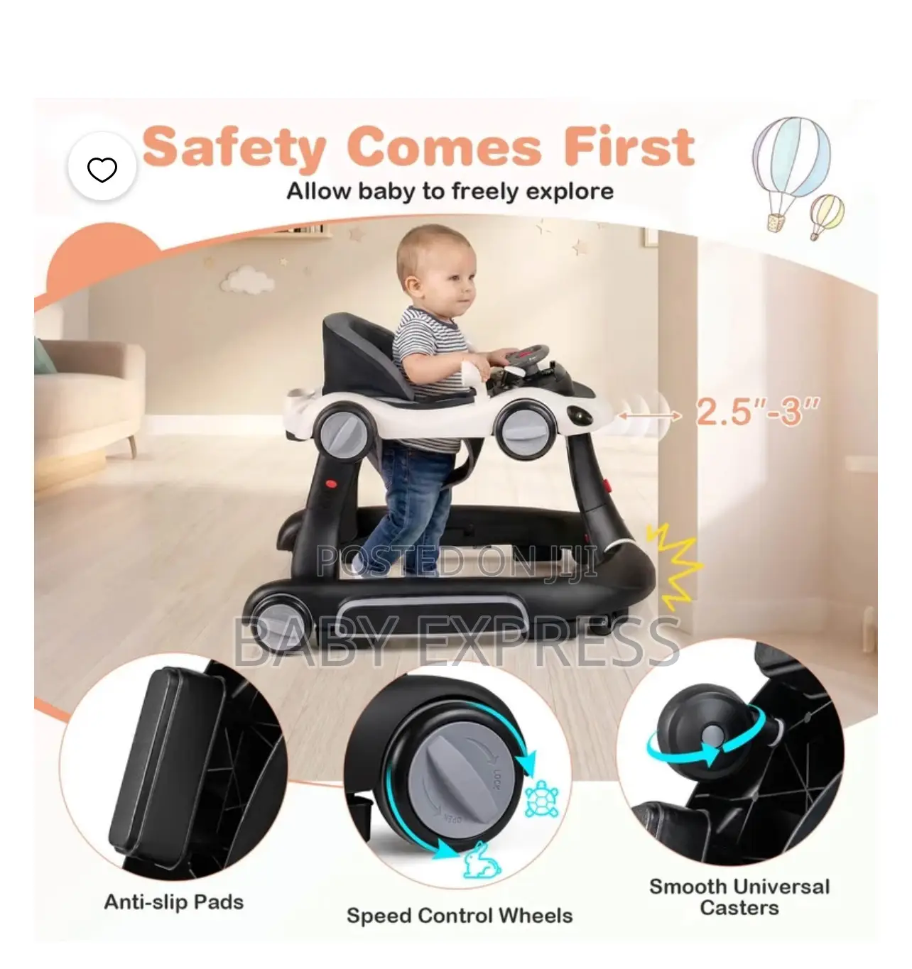 Baby 6 in 1 Multi Purpose Walker