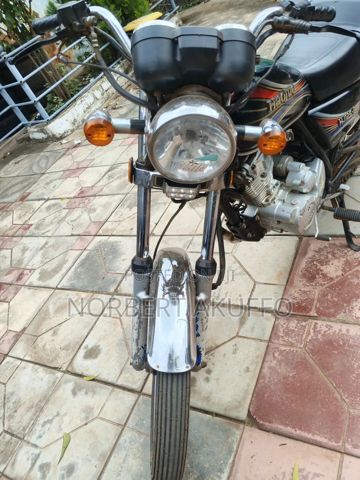 Haojue HJ125-8K 2024 Black