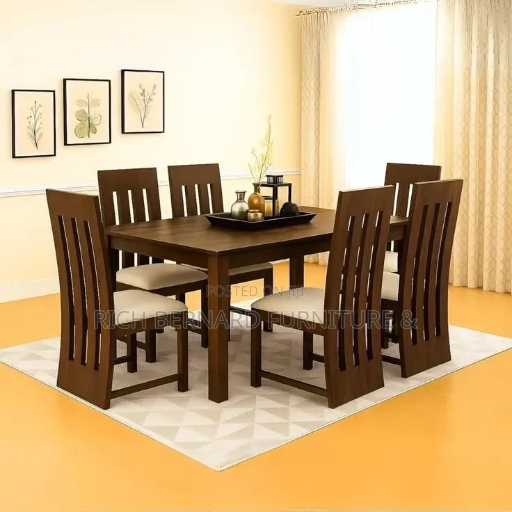 Modern 6 Chair Dining Set
