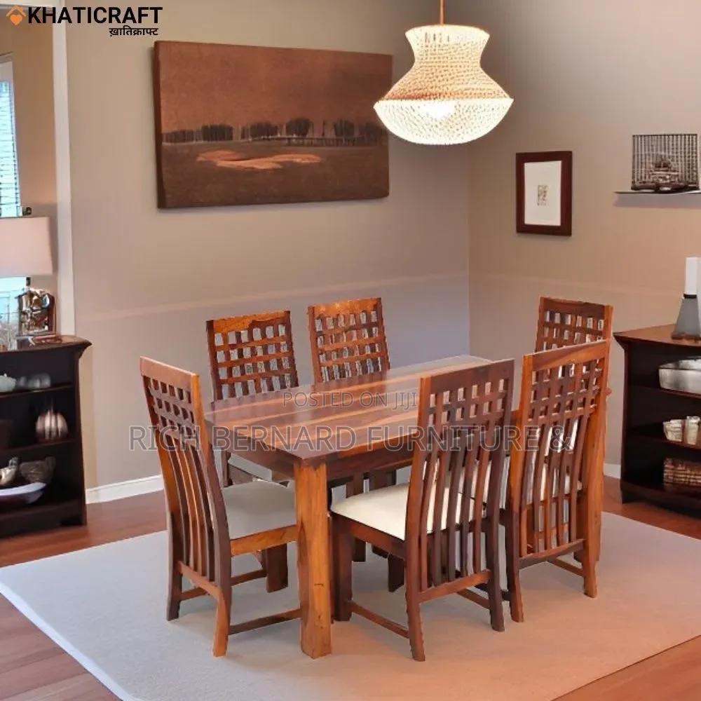 Modern 6 Chair Dining Set