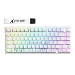 Attack Shark R82HE Wired Magnetic Switch Mechanical Keyboard(White Con