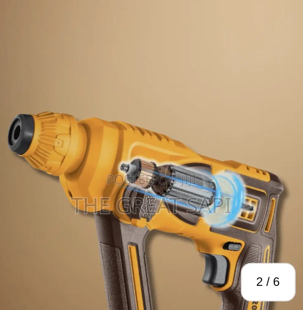 Ingco Lithium-Ion Rotary Hammer 16mm With SDS Plus Chuck
