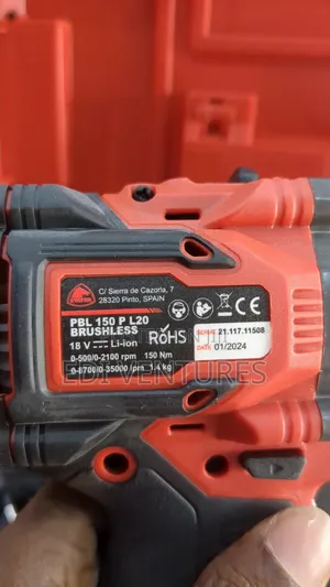 Stayer 150nm Brushless Impact Drill 18v 2ah With Safety Features