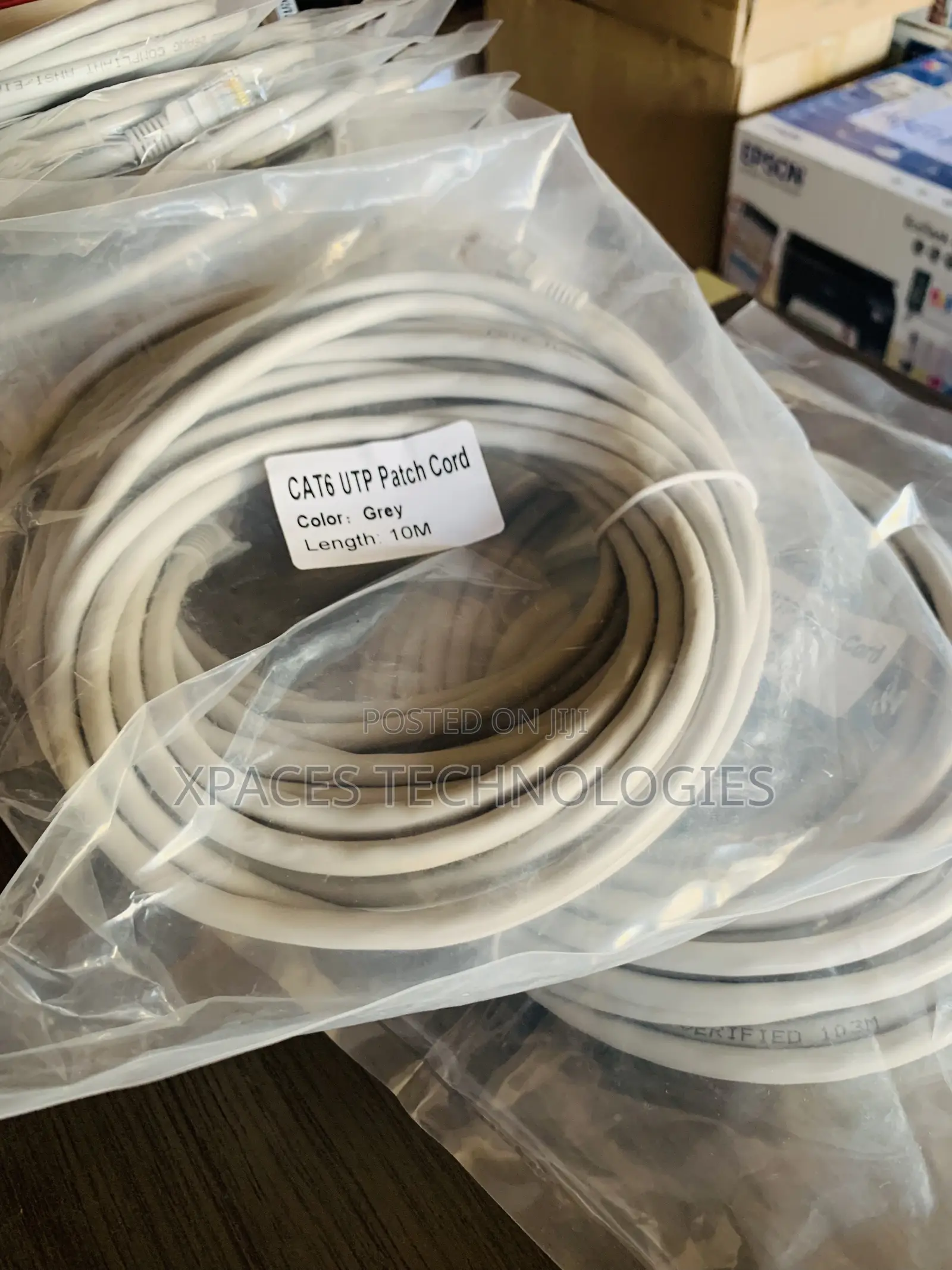 10m Cat6 Patch Cord Rj45 Cable Utp Internet Cable , Generic