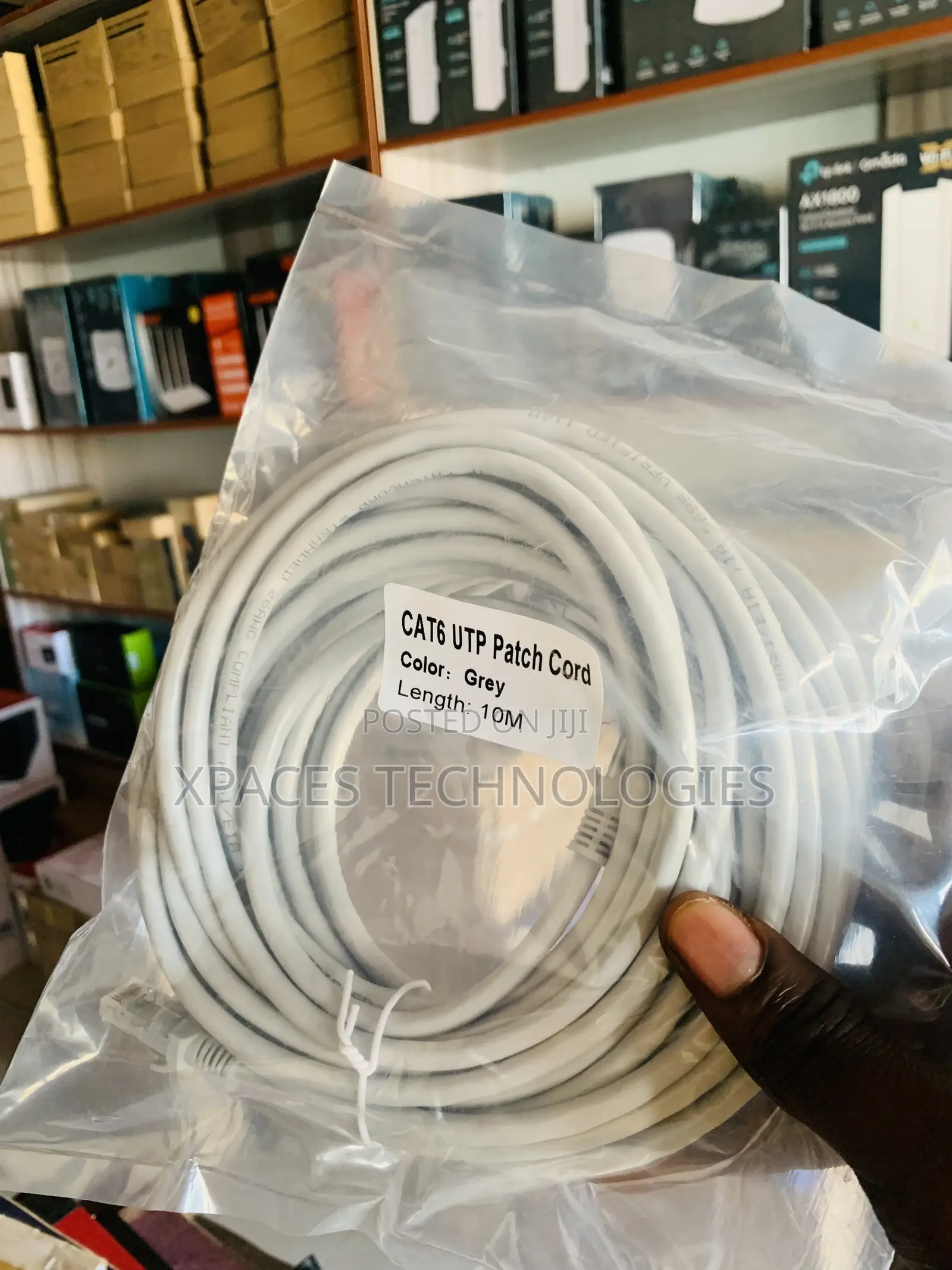10m Cat6 Patch Cord Rj45 Cable Utp Internet Cable , Generic