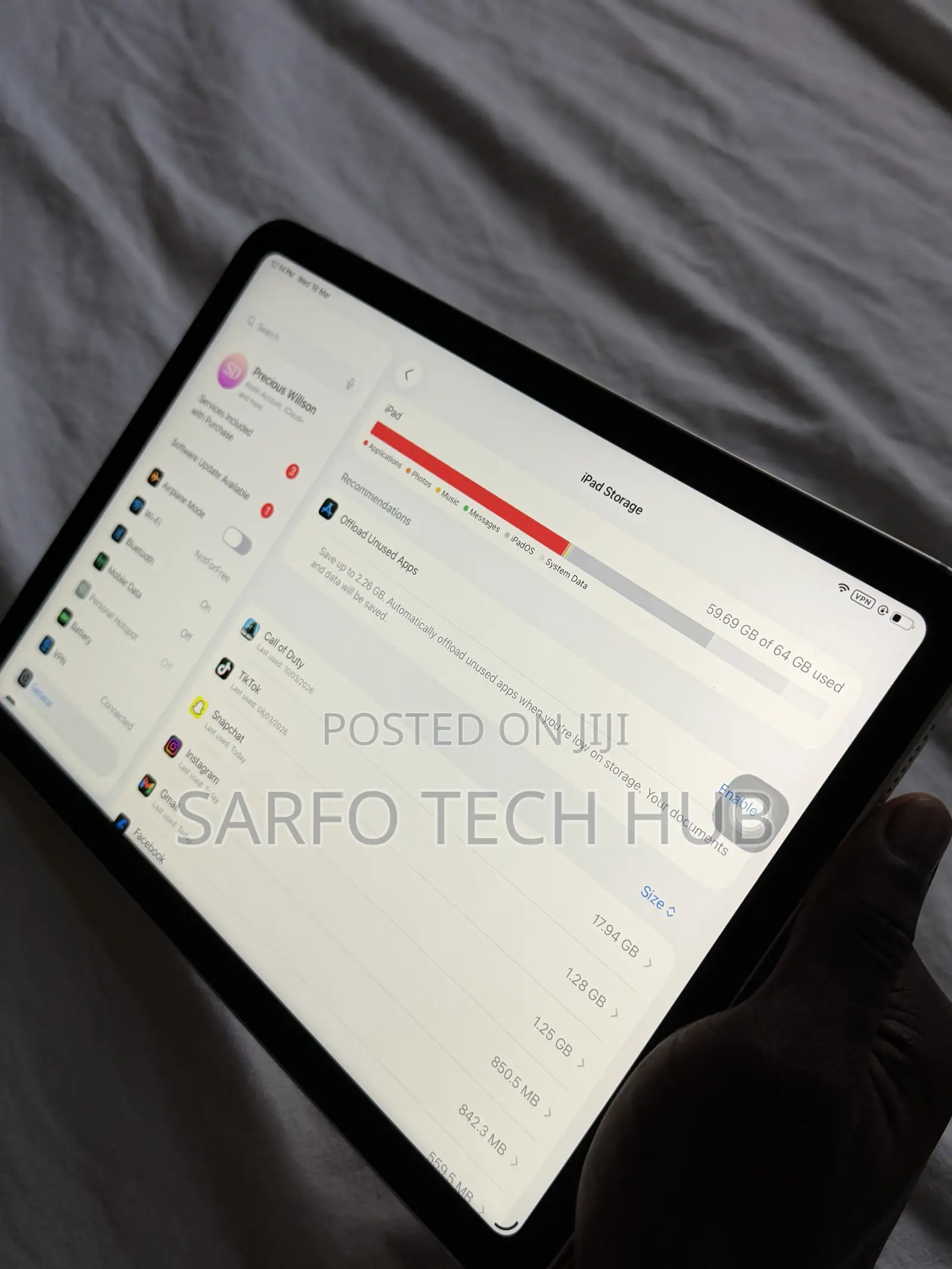 Apple iPad (2022) 64 GB Silver